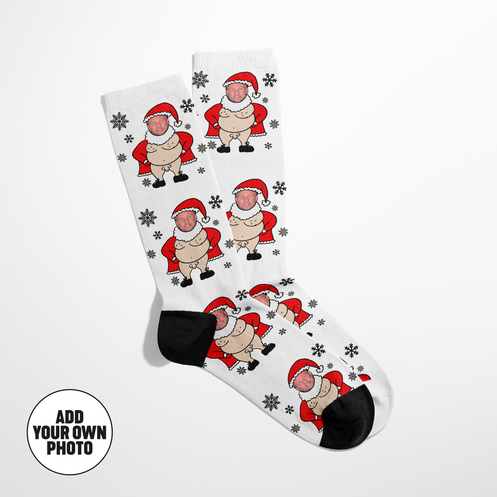 Santa Willy Photo Socks #1 image